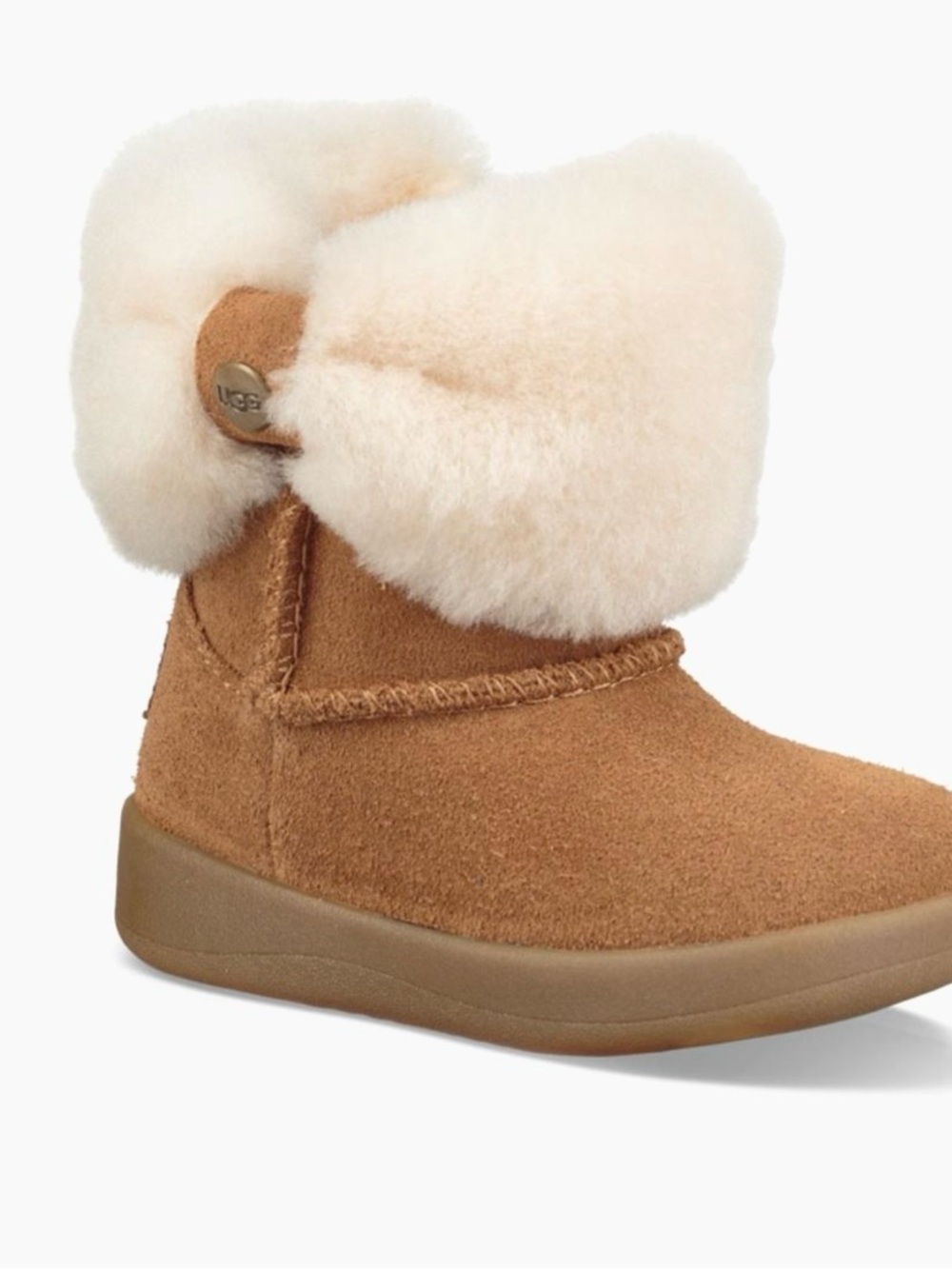 UGG Baby Girl's Ramona Faux-Shearling &
Suede Boot Size Infant 02/03 6-12 months